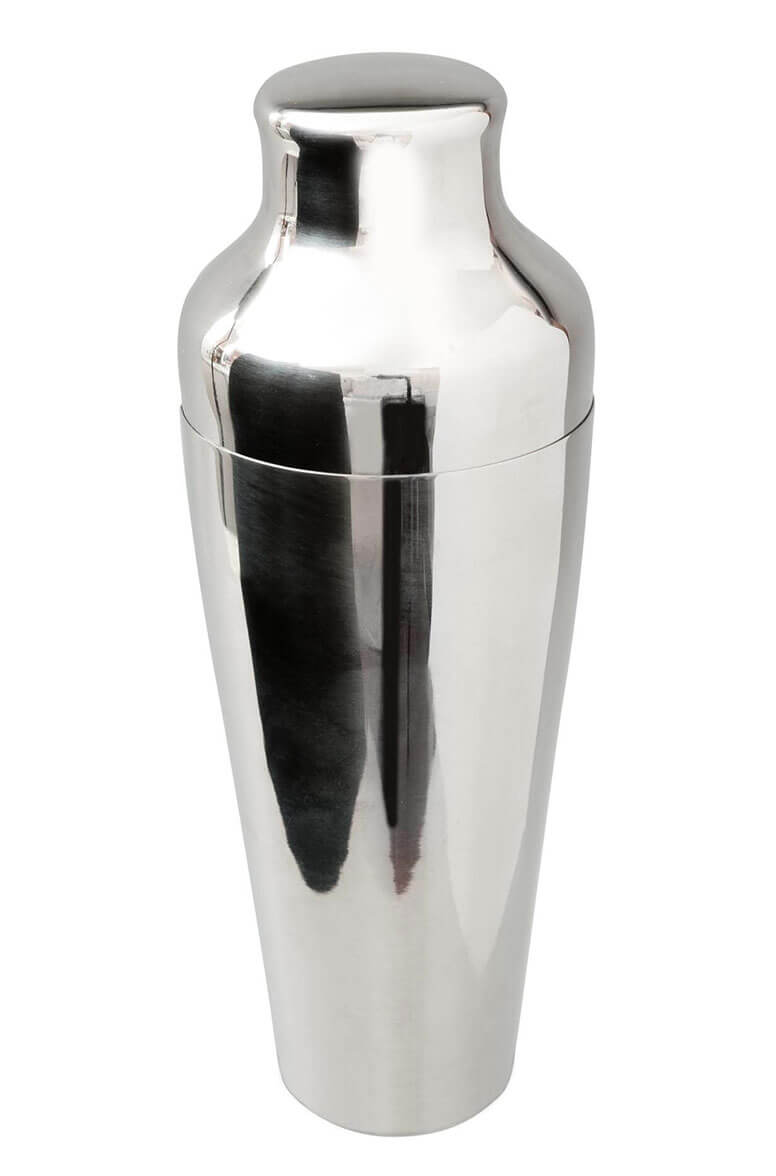 Cocktail Shaker 550ml Art Deco Stainless Steel (3337)